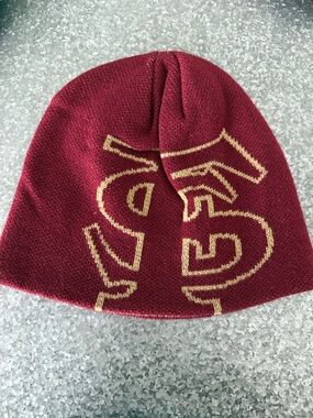 FSU Maroon Beanie with Gold Graphic
